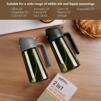 Olive Oil Dispenser and Oil Sprayer