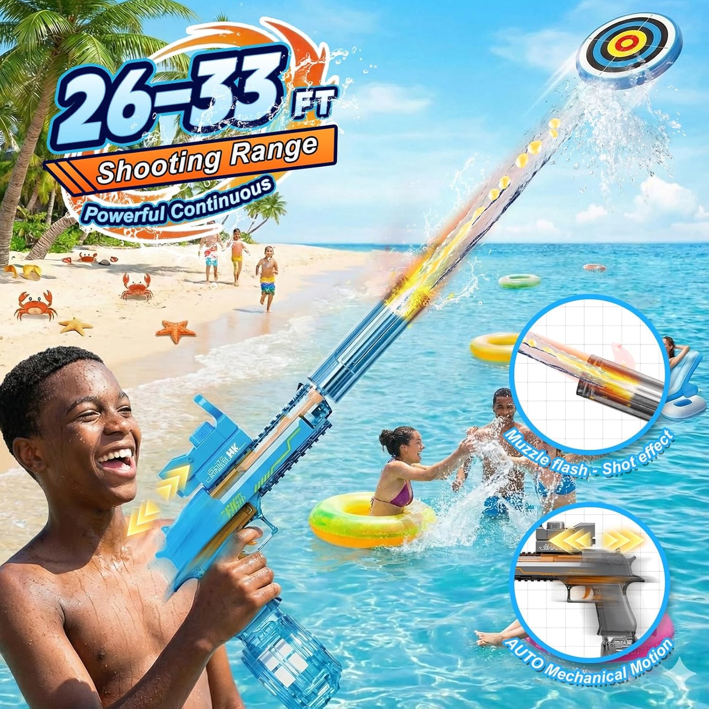 Electric Desert Eagle Water Gun