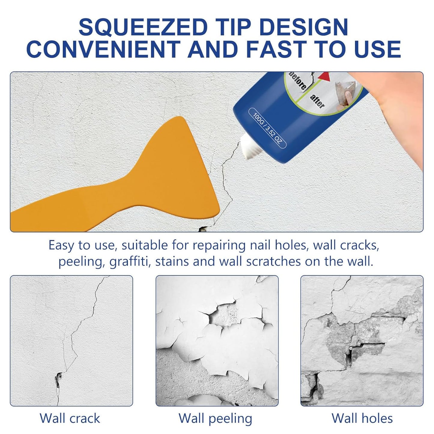 Quick Drying Wall Repair Cream