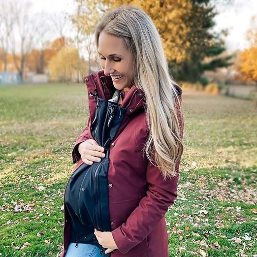 MakeMyBellyFit Universal Jacket Extender for Maternity & Babywearing, Fits Most Zippers, One-Size, Black