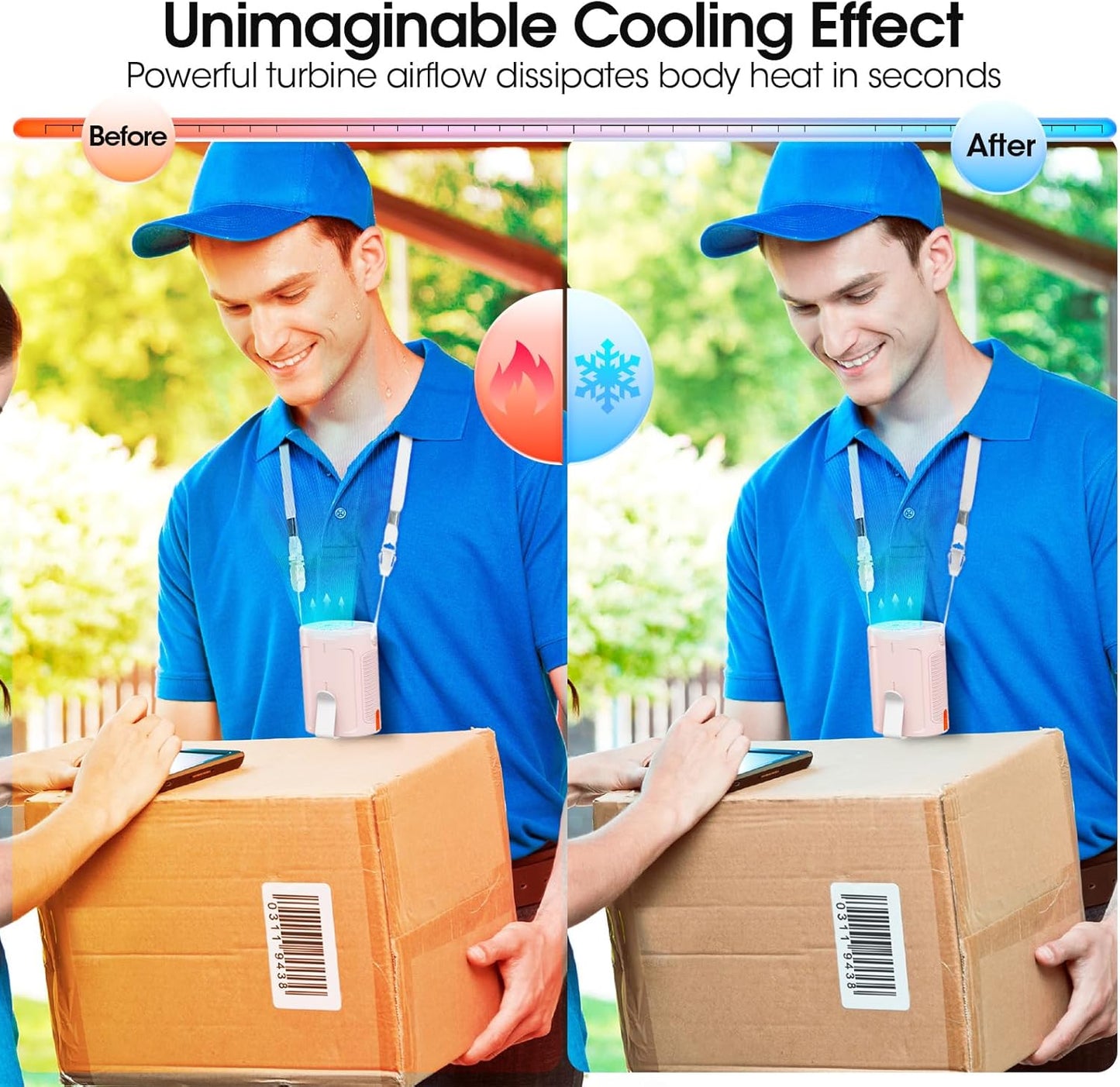 TurboBreeze Wearable Fan