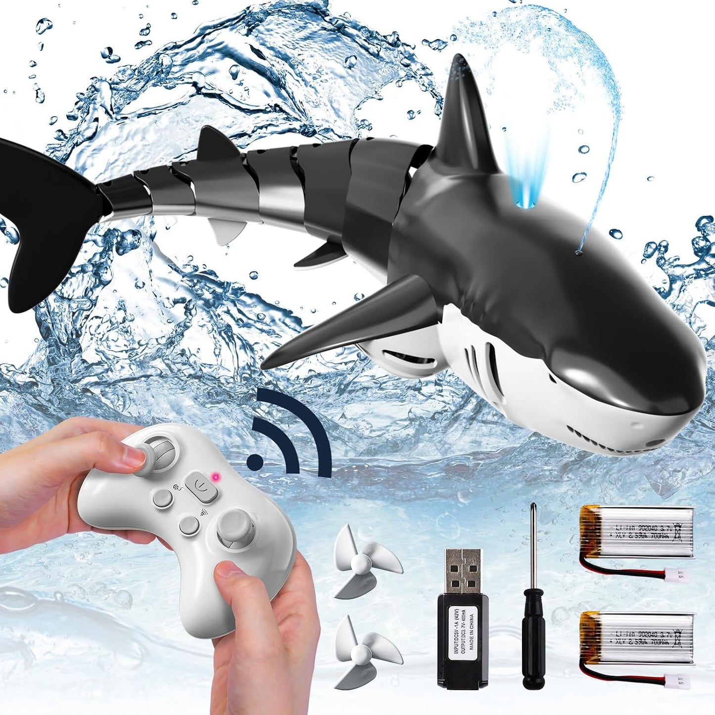 AquaPredator RC Swimming Shark