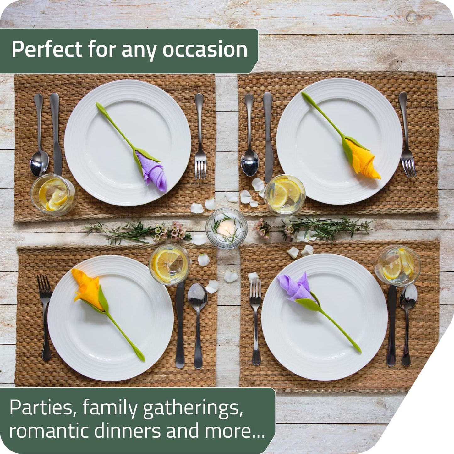 Peleg Design Bloom Napkin Holders for Tables
