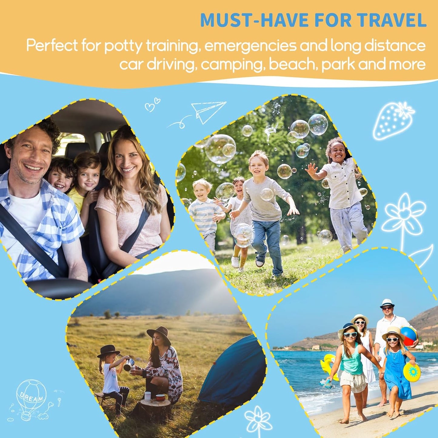 Portable Baby Potty Urinal – Travel Emergency Toilet for Kids