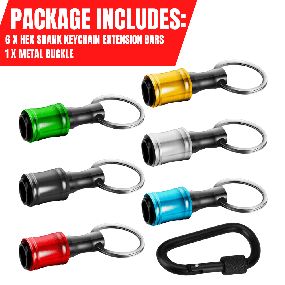 🔥1/4" Hexagonal screwdriver head bracket hiking buckle