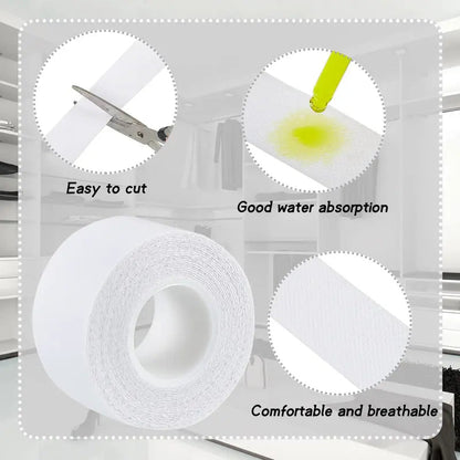 2 Rolls Sweat Pads Collar Protectors