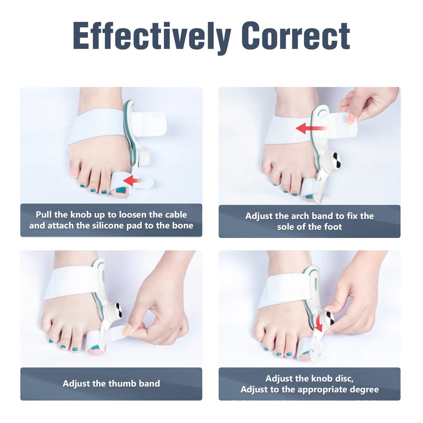 New Men's And Women's 3-board Correction Varying Degrees Thumb Valgus Orthosis