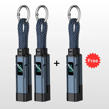 PowerLink 4-in-1 Fast Charging Cable with Digital Display