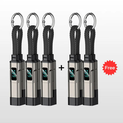 PowerLink 4-in-1 Fast Charging Cable with Digital Display