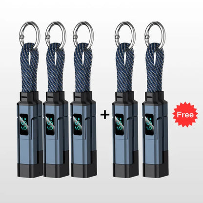 PowerLink 4-in-1 Fast Charging Cable with Digital Display
