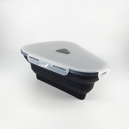 Silicone Folding Adjustable Triangular Pizza Box