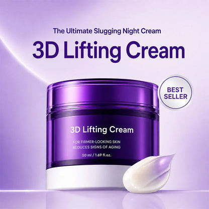 3D Lifting Facial Night Cream – Advanced Korean Skin Care (1.7 fl oz)