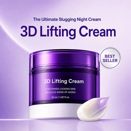 3D Lifting Facial Night Cream – Advanced Korean Skin Care (1.7 fl oz)