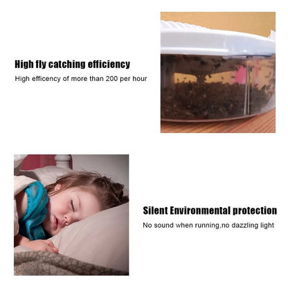 Electric Pest Repeller USB Insect Catcher: Indoor/Outdoor Pest Control, Automatic Fly Catcher, Non-Toxic Solution