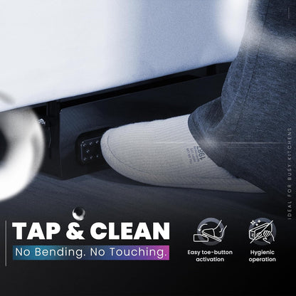 Under-Counter Toe Kick Automatic Vacuum System