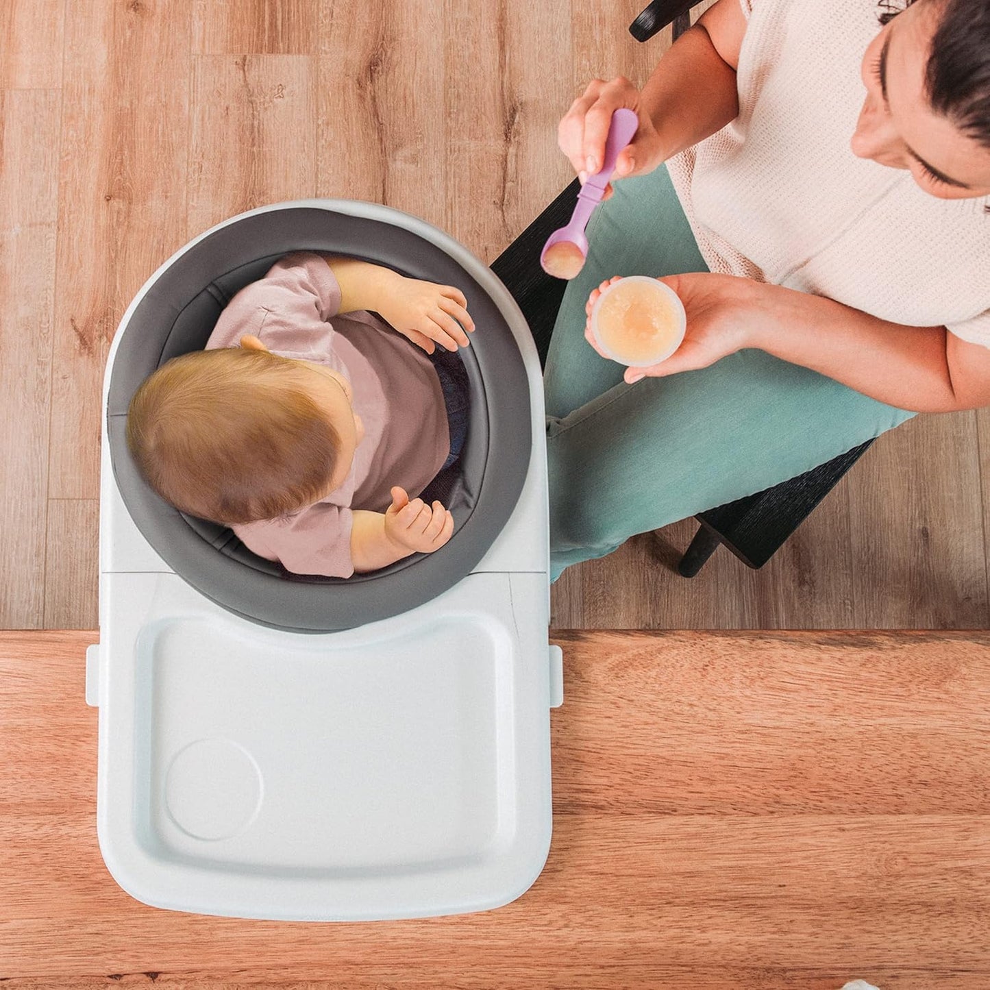 TableNest™ 360° Portable Baby Hook-On High Chair
