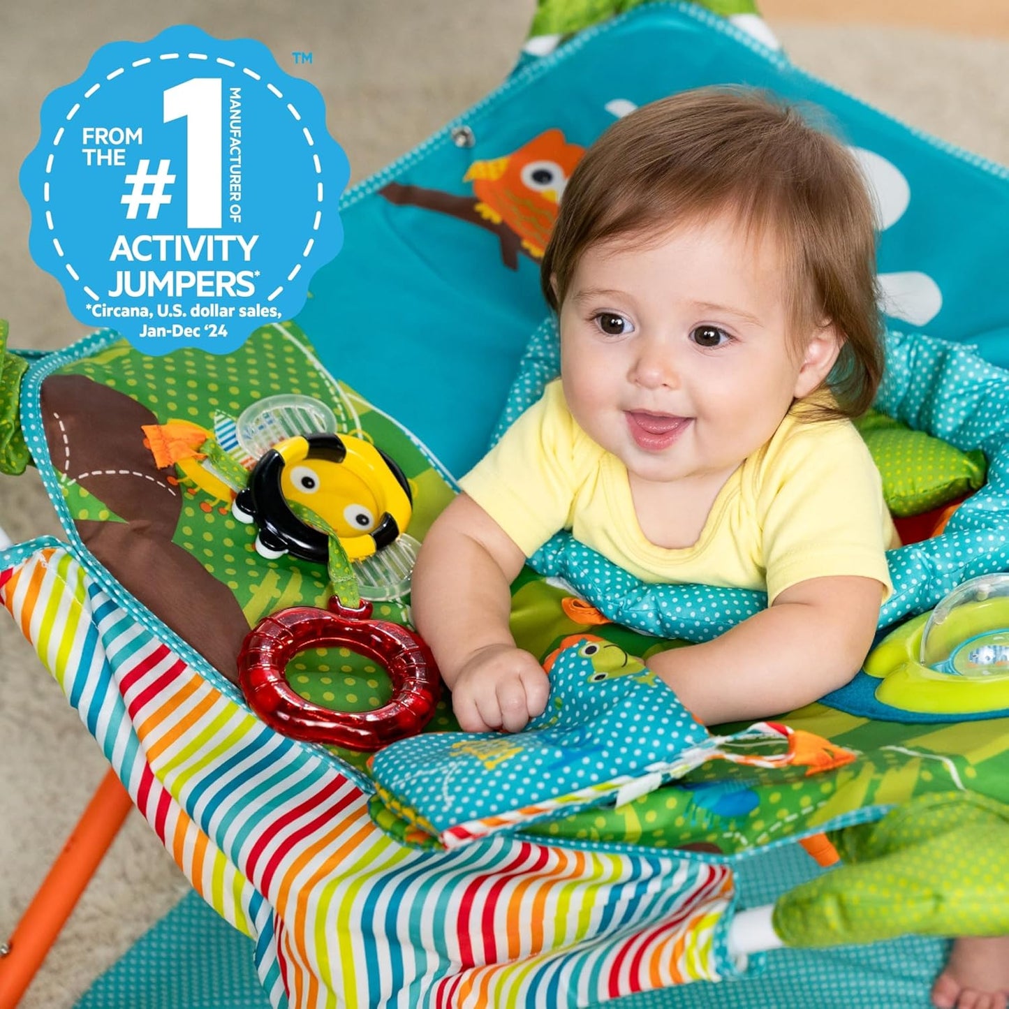 Bright Starts Pop ‘N Jump Portable Baby Jumper