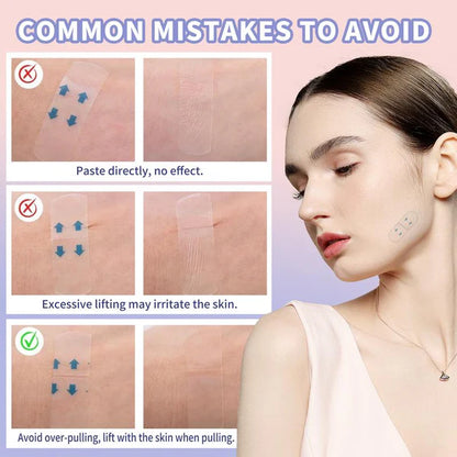 Invisible Face Lifting Tape (120 Pcs)
