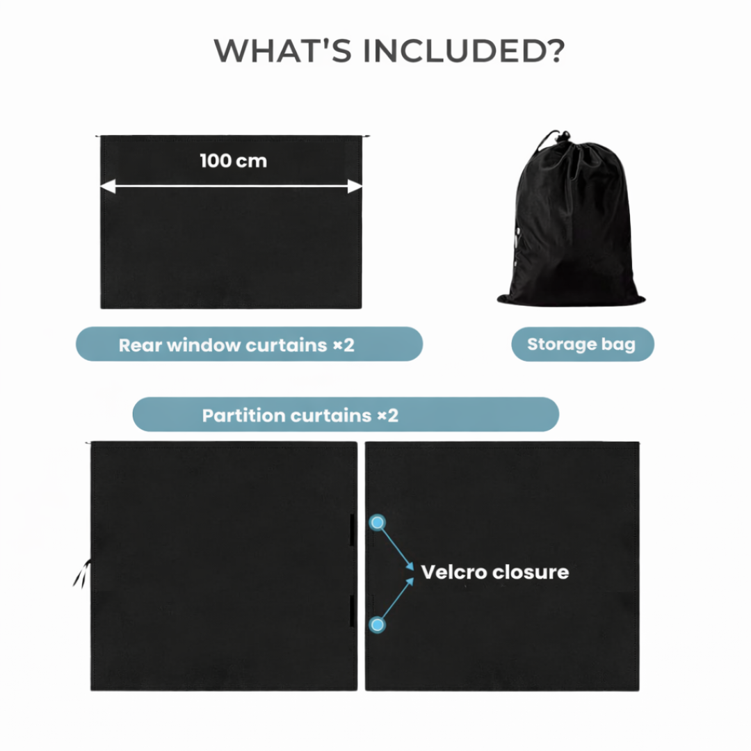 Universal Sunshade & Privacy Shield for Cars