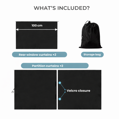 Universal Sunshade & Privacy Shield for Cars