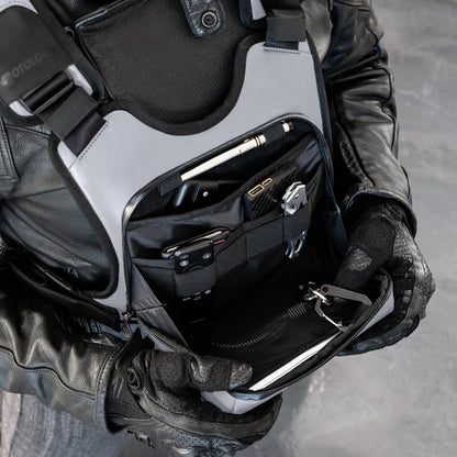 NightRider™ Reflective Motorcycle Chest Rig