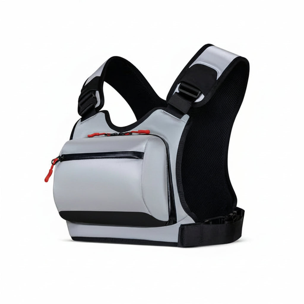 NightRider™ Reflective Motorcycle Chest Rig