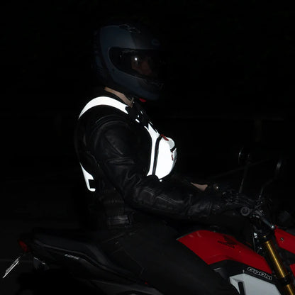 NightRider™ Reflective Motorcycle Chest Rig