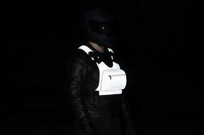 NightRider™ Reflective Motorcycle Chest Rig