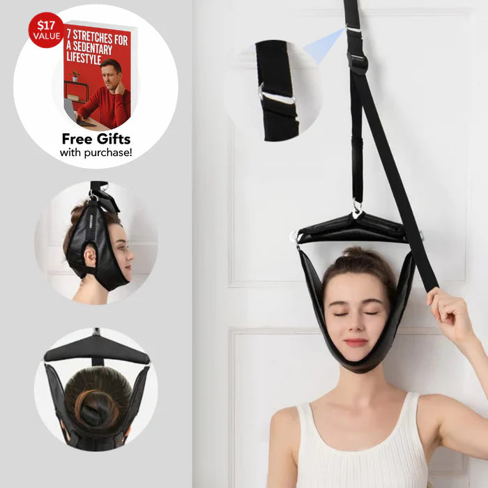 NeckEase Cervical Stretcher – Adjustable Neck Traction & Decompression Device