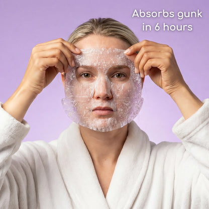 One patch. Whole face.