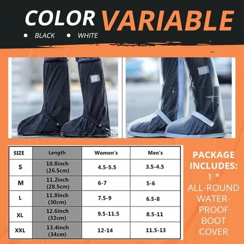 ⏰Hot Sale Promotion 50% OFF - Suitable for wide feet - ❤️All-Round Long Waterproof Boot Cover