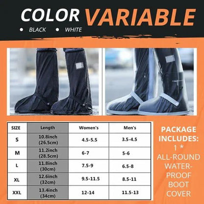 ⏰Hot Sale Promotion 50% OFF - Suitable for wide feet - ❤️All-Round Long Waterproof Boot Cover