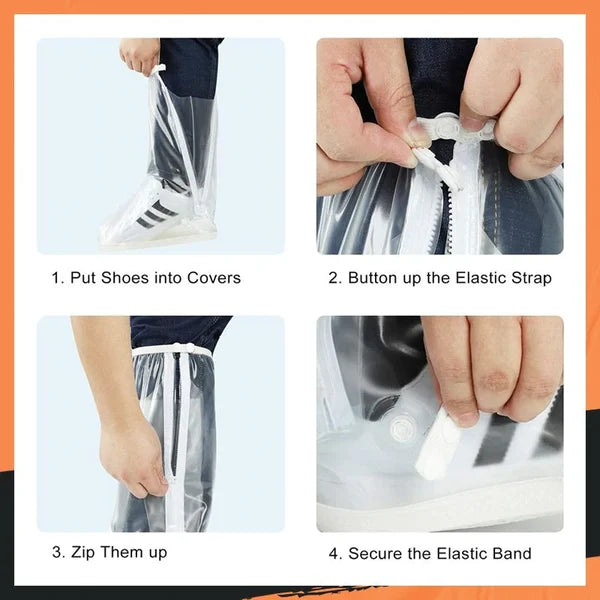 ⏰Hot Sale Promotion 50% OFF - Suitable for wide feet - ❤️All-Round Long Waterproof Boot Cover