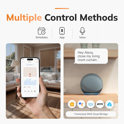 ShadeSync Smart Blind Motor – Wire-Free Automatic Roller Blind Controller