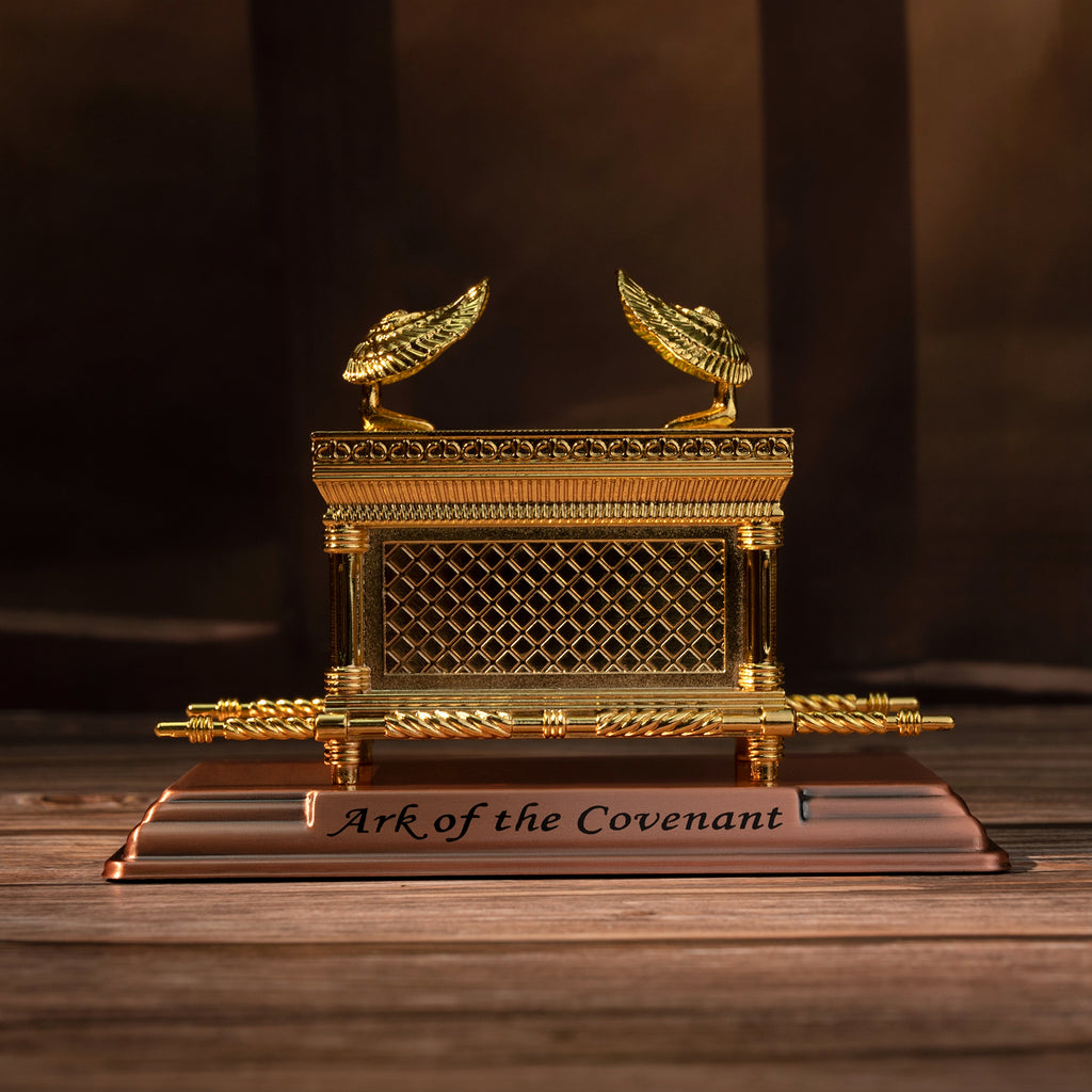 The Ark Of the Covenant Home Decoration Christian Decor Religious Gift(Gold plated copper)