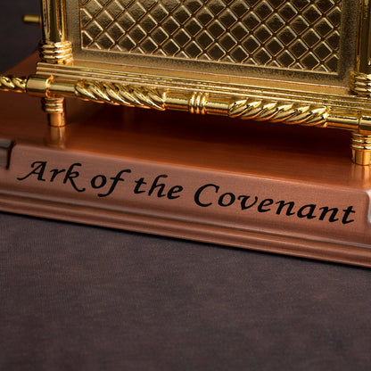 The Ark Of the Covenant Home Decoration Christian Decor Religious Gift(Gold plated copper)