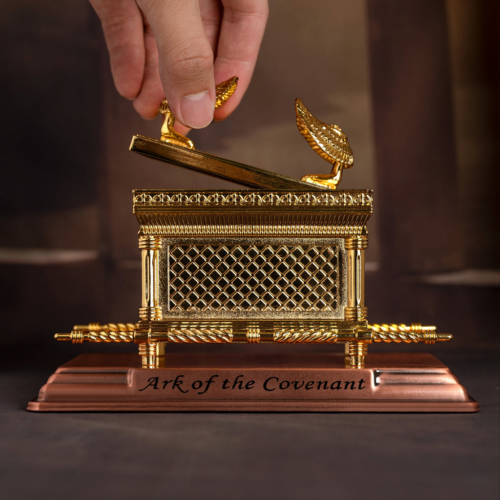 The Ark Of the Covenant Home Decoration Christian Decor Religious Gift(Gold plated copper)