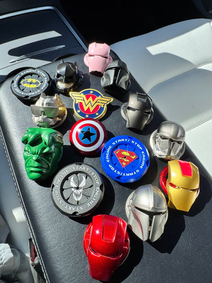 Cute Push-Start Button Cover – Car Ignition Protector