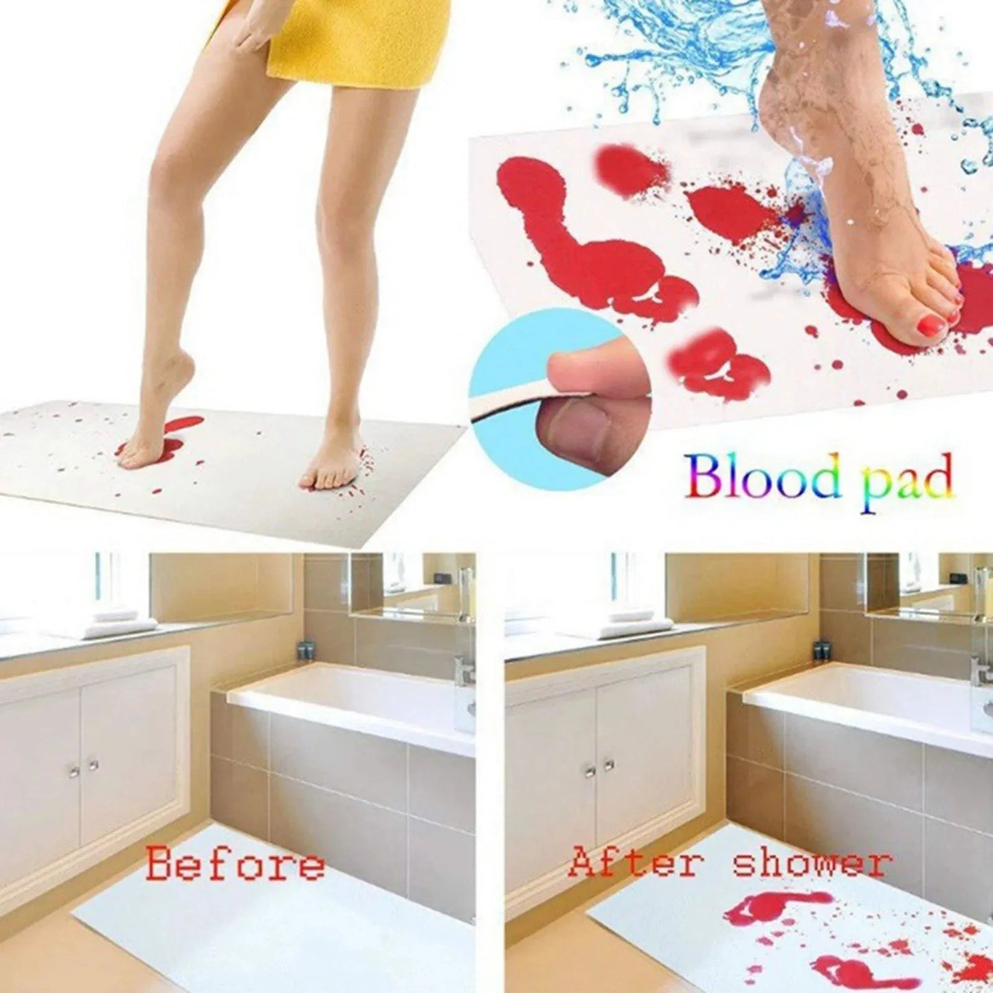 🎃HALLOWEEN FLASH SALE - 👻BLOODY BATH MAT