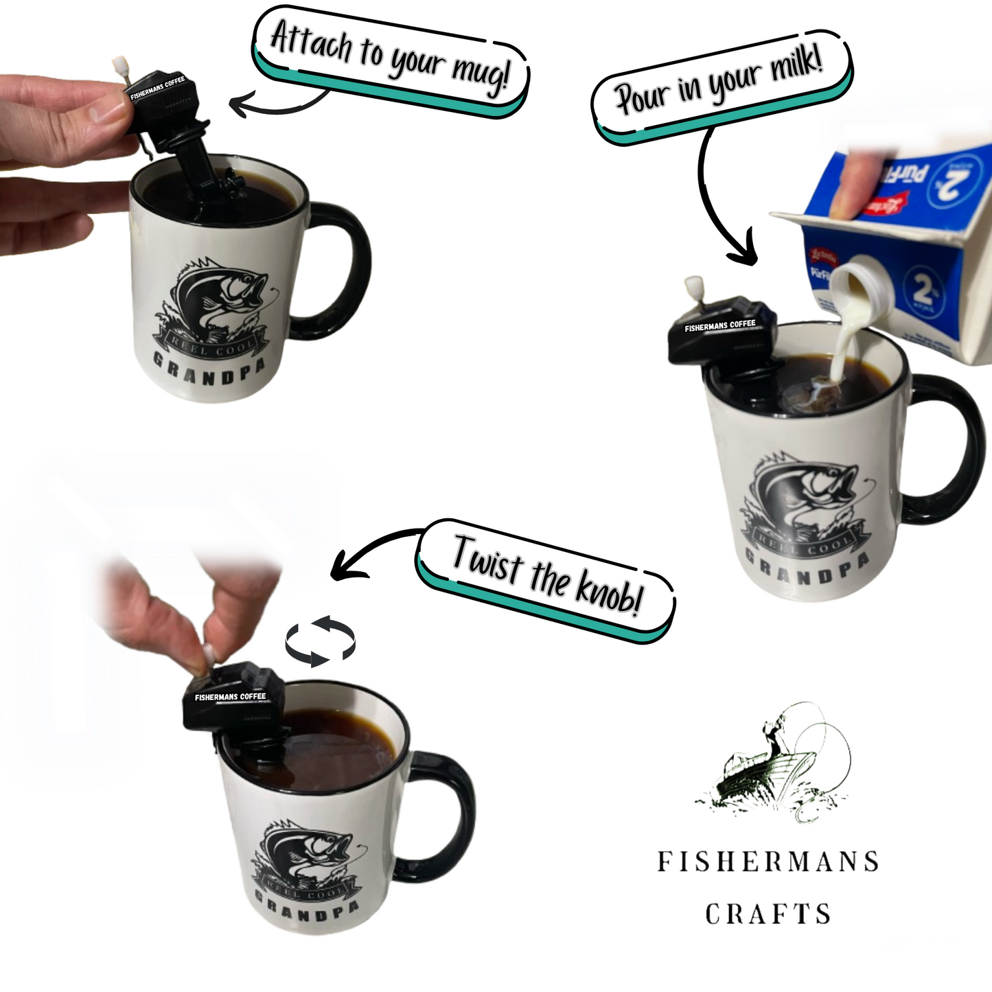 Boat Motor Coffee Stirrer