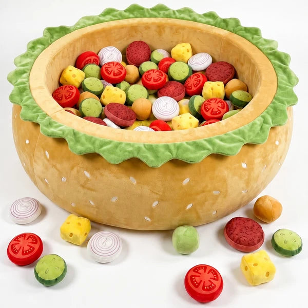 BurgerBounce™ Interactive Dog Ball Pit