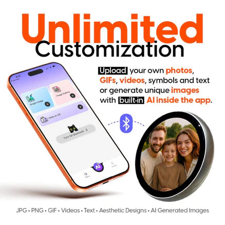 Digital moments display badge For Lovers