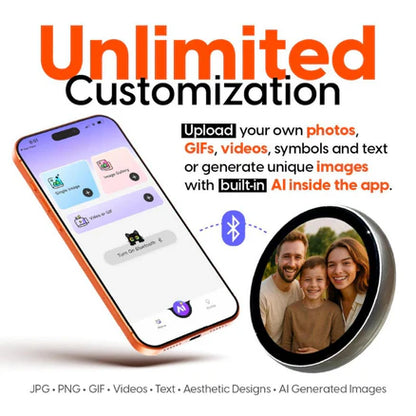 Digital moments display badge For Lovers