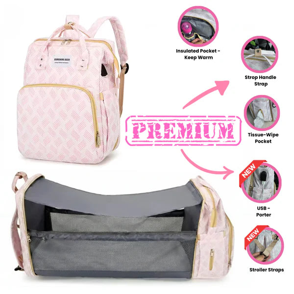 Luxe 3-in-1 Diaper Backpack
