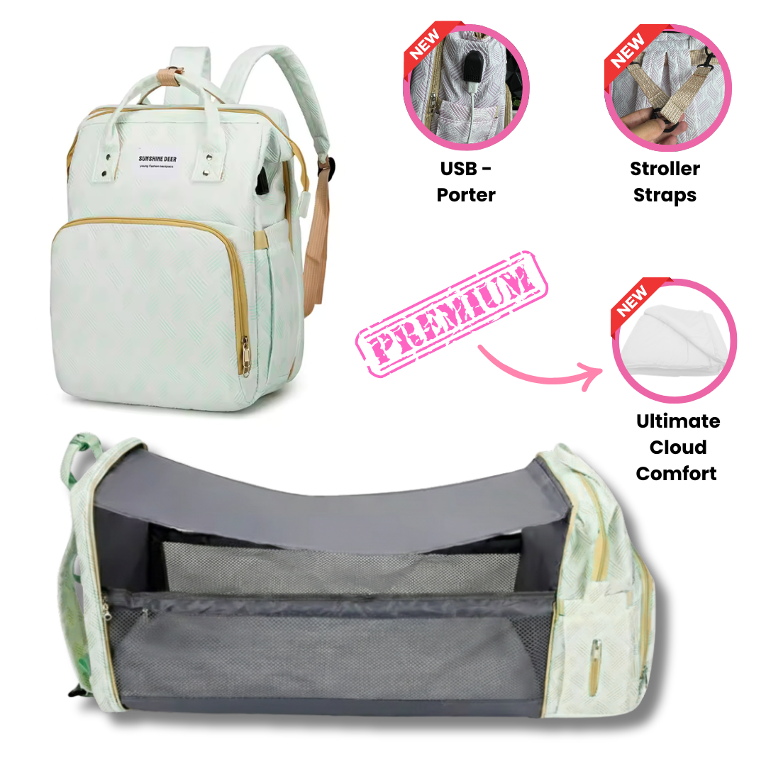 Nestora 3-in-1 Baby Changing Backpack 🎒👶
