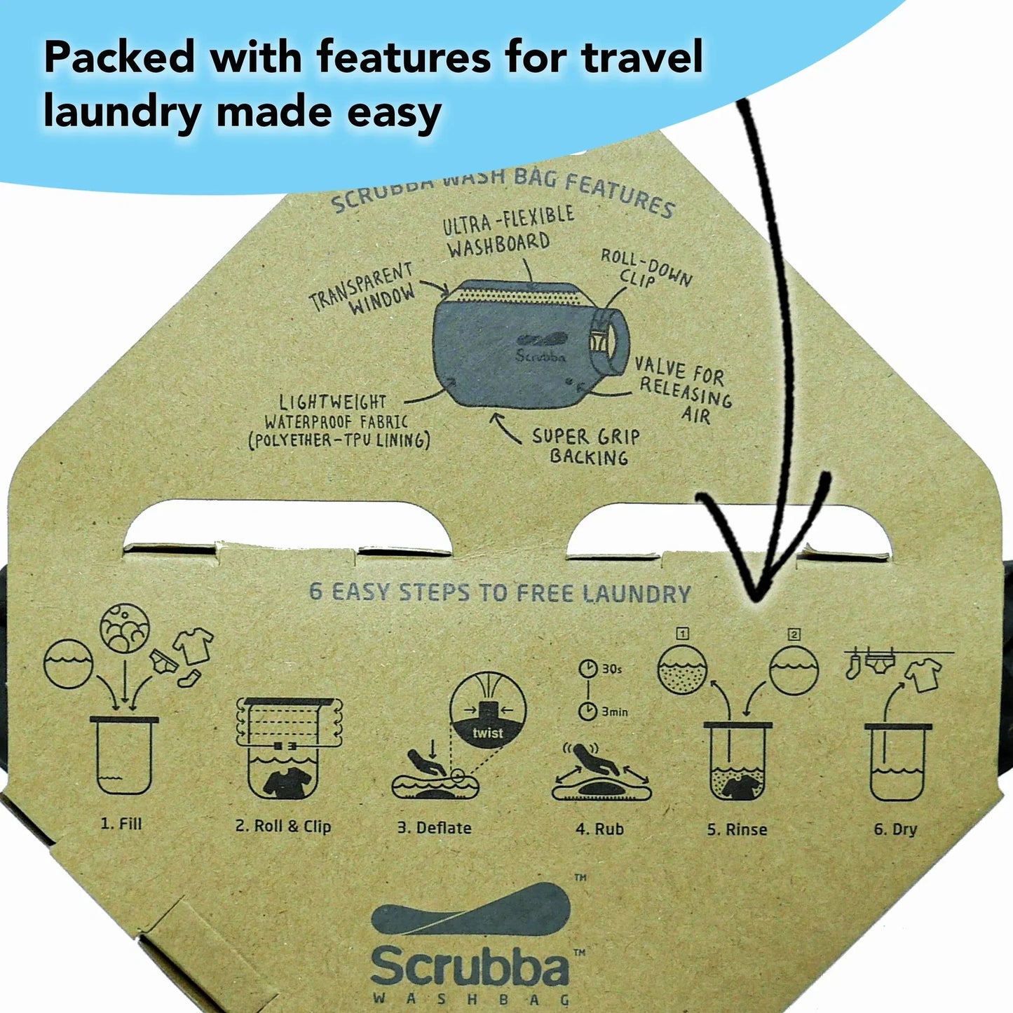 Wash Bag - travel washing machine