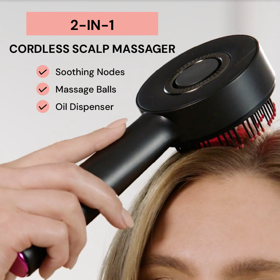 ScalpGlow™ Infrared Oil-Infusion Massage Brush