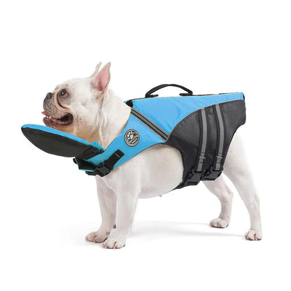 Dog Life Jacket – Adjustable Pet Swimming Vest with Chin Support & Rescue Handle