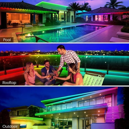 🎅 Early Christmas 50%OFF - Smart Rainbow LED Permanent Outdoor Light - Smartlight 🎁