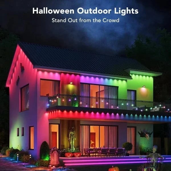 🎅 Early Christmas 50%OFF - Smart Rainbow LED Permanent Outdoor Light - Smartlight 🎁